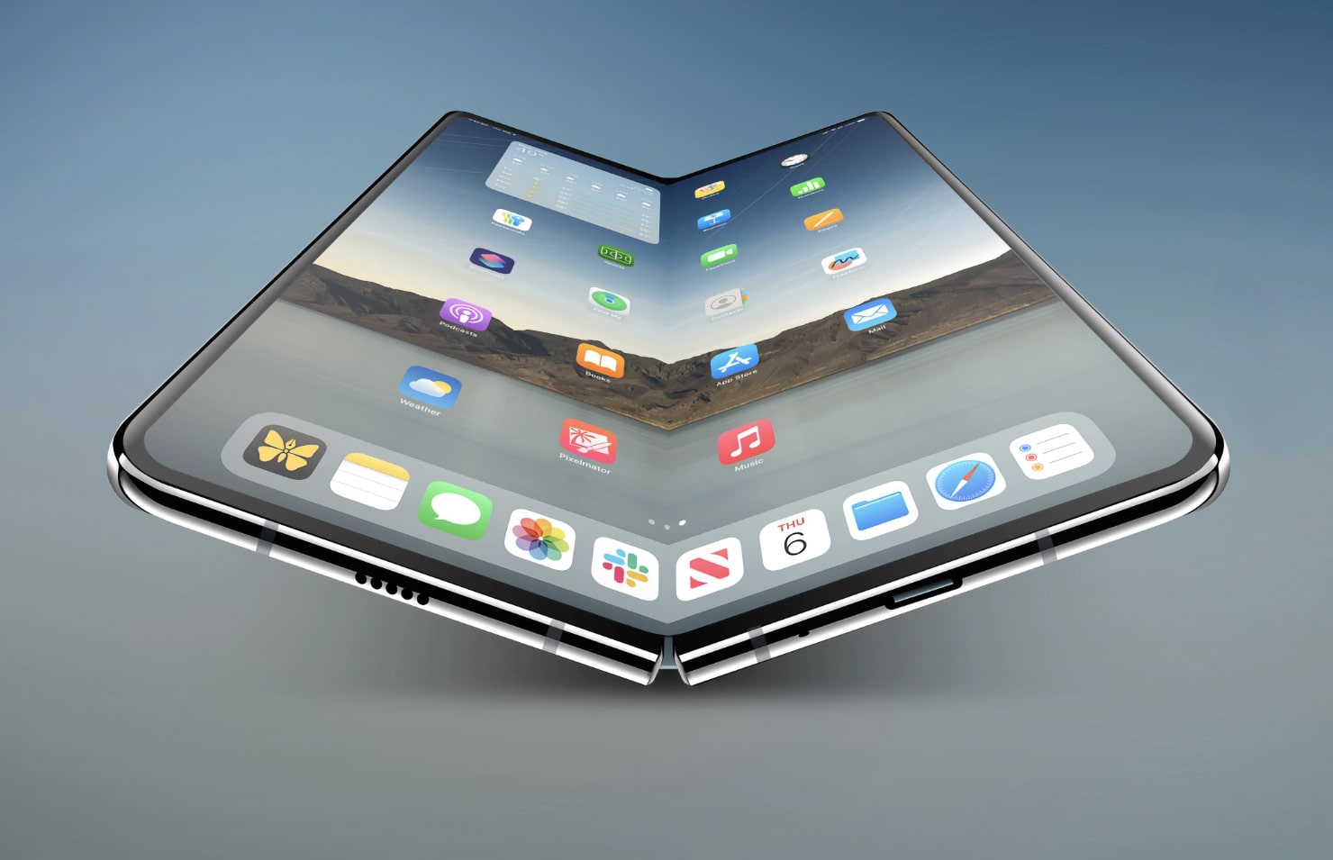 Складаний iPhone буде схожий на два скріплених iPhone Air