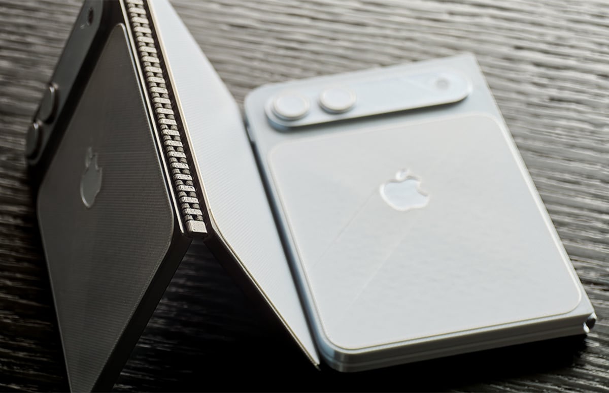 Показано макет складаного iPhone з цікавими пропорціями