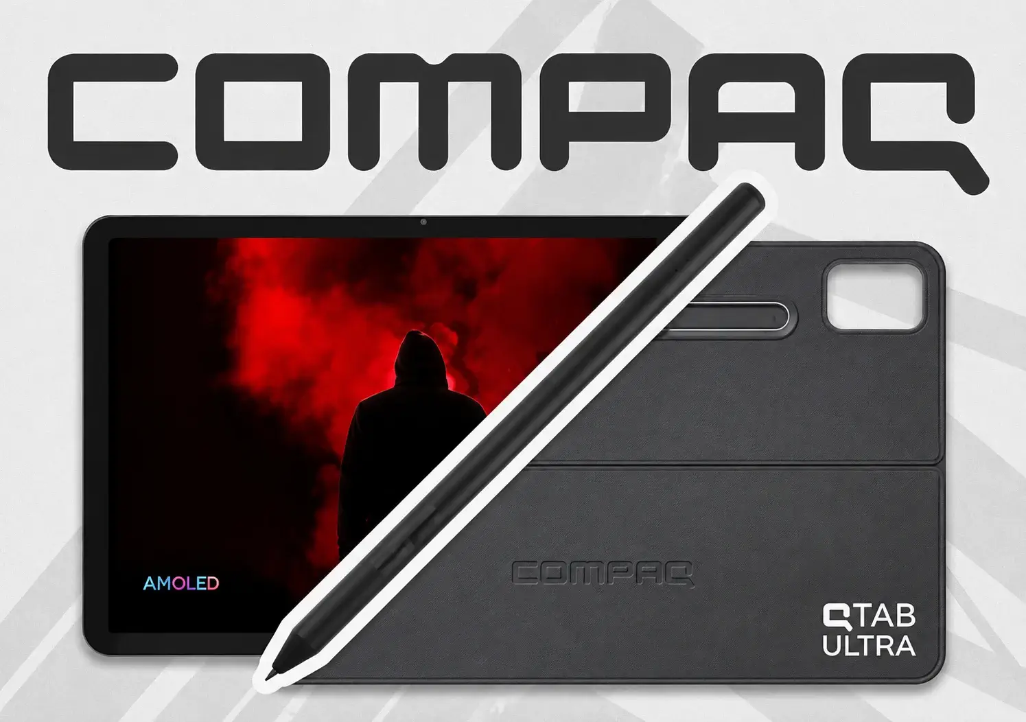 Compaq представила планшет QTab Ultra 12.6 з AMOLED-дисплеєм, 12 ГБ ОЗП і 512 ГБ пам’яті