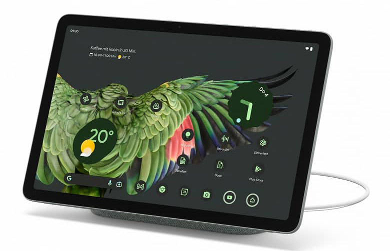 Для Google Pixel Tablet випустять клавіатуру та стілус