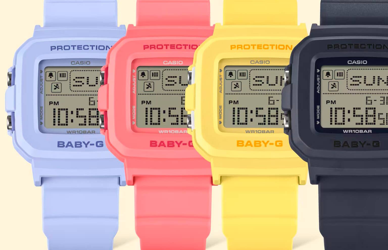 Casio представила лінійку годинників Baby-G BGD-10KH в пастельних відтінках