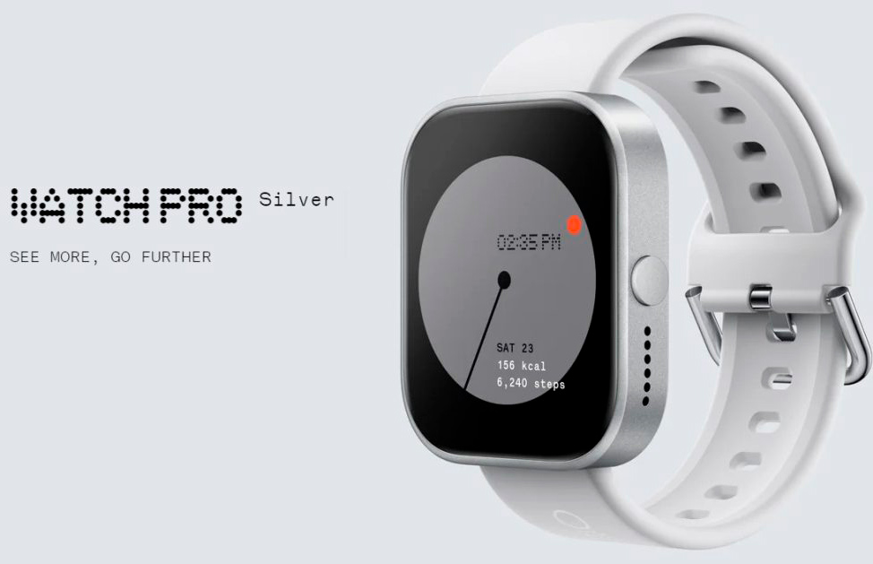 Смарт-годинник CMF Watch Pro випущено у кольорі Silver Edition