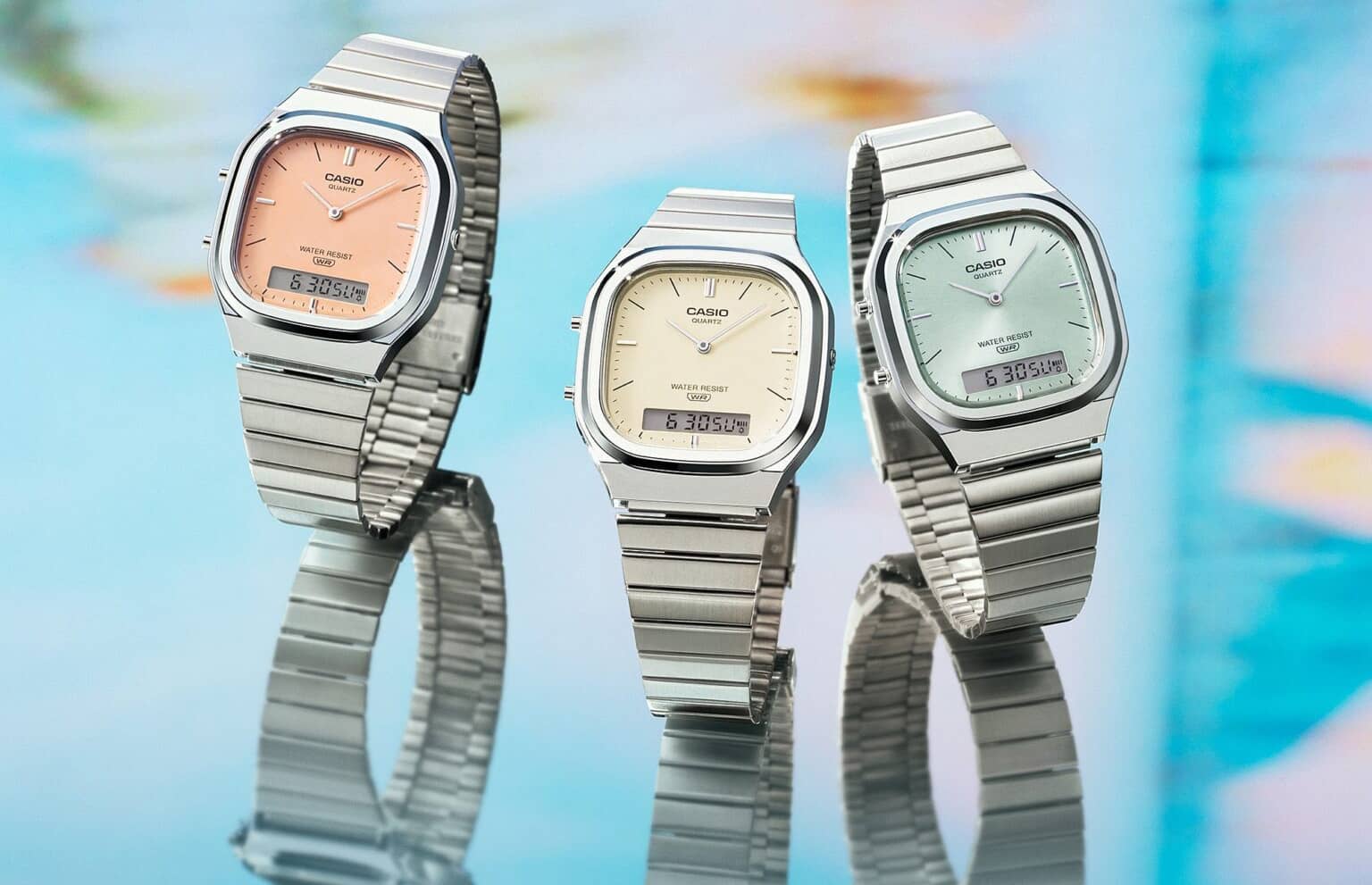 Casio представила серію аналогово-цифрових годинників AQ-240E