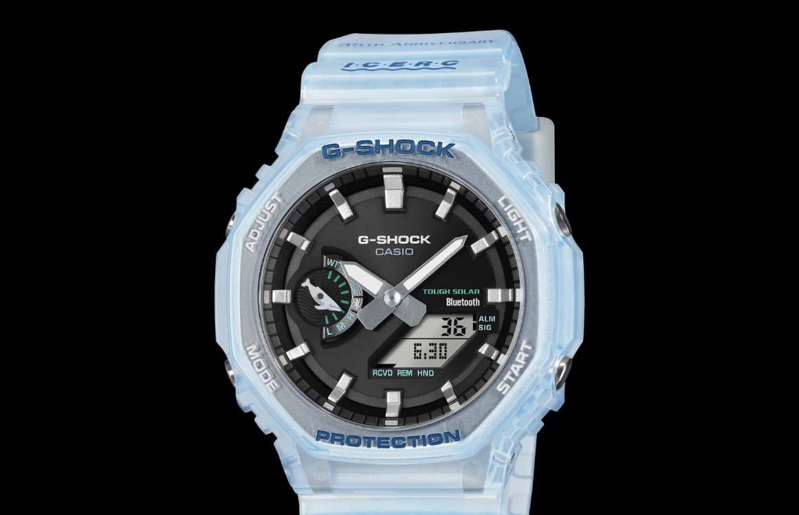 Casio випустила серію напівпрозорих синіх годинників на честь 35-річчя екологічної організації ICERC Japan