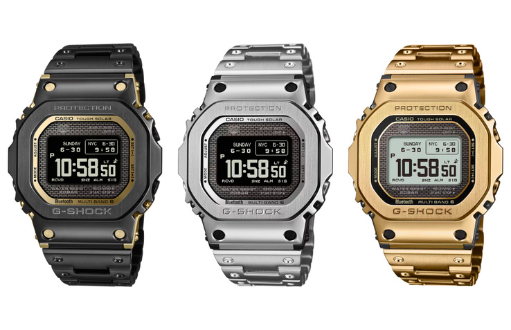 Представлено ​​серію металевих годинників Casio G-Shock GMW-BZ5000