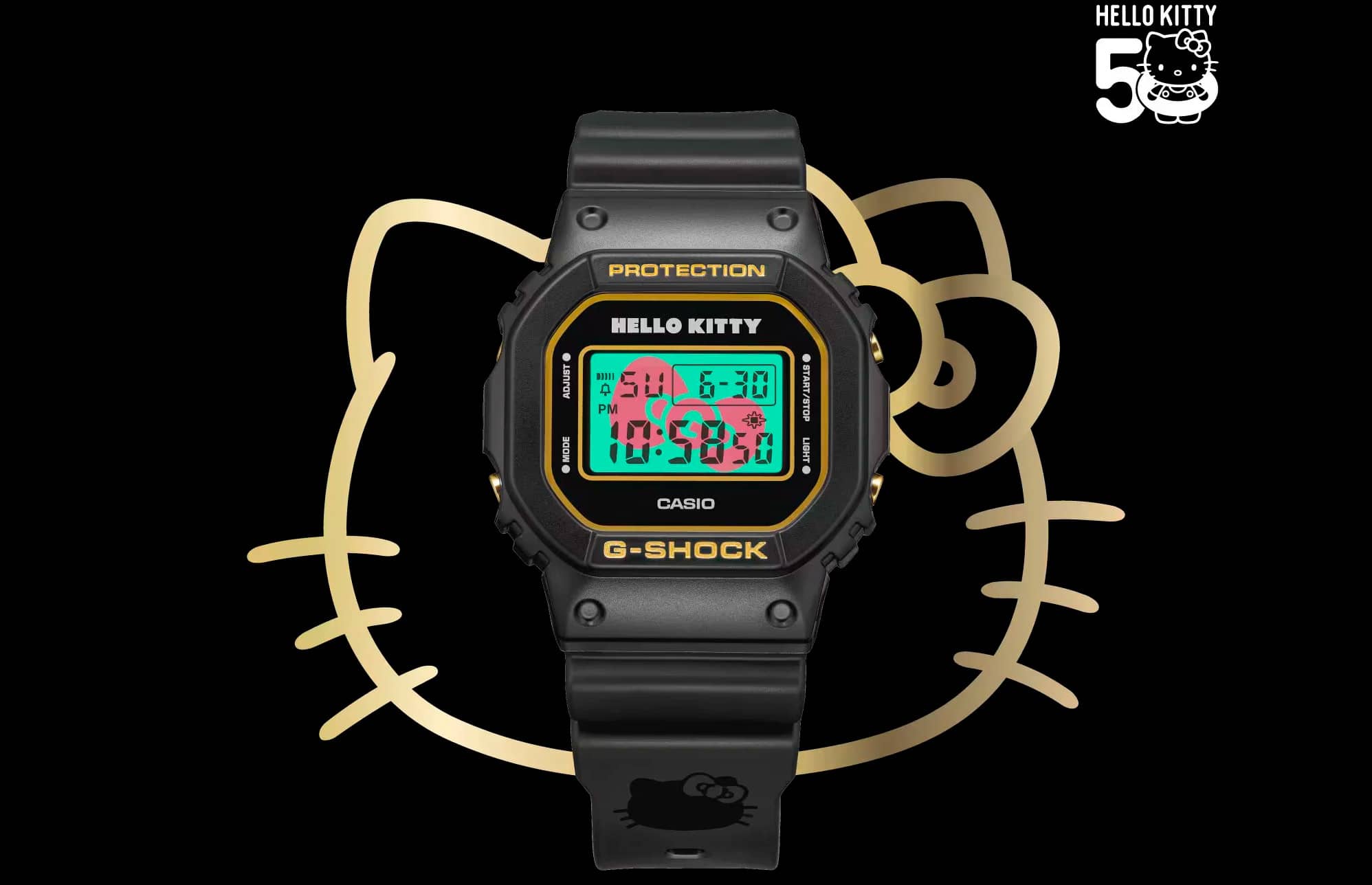 Casio та Hello Kitty випустили годинник на честь 50-річчя G-Shock