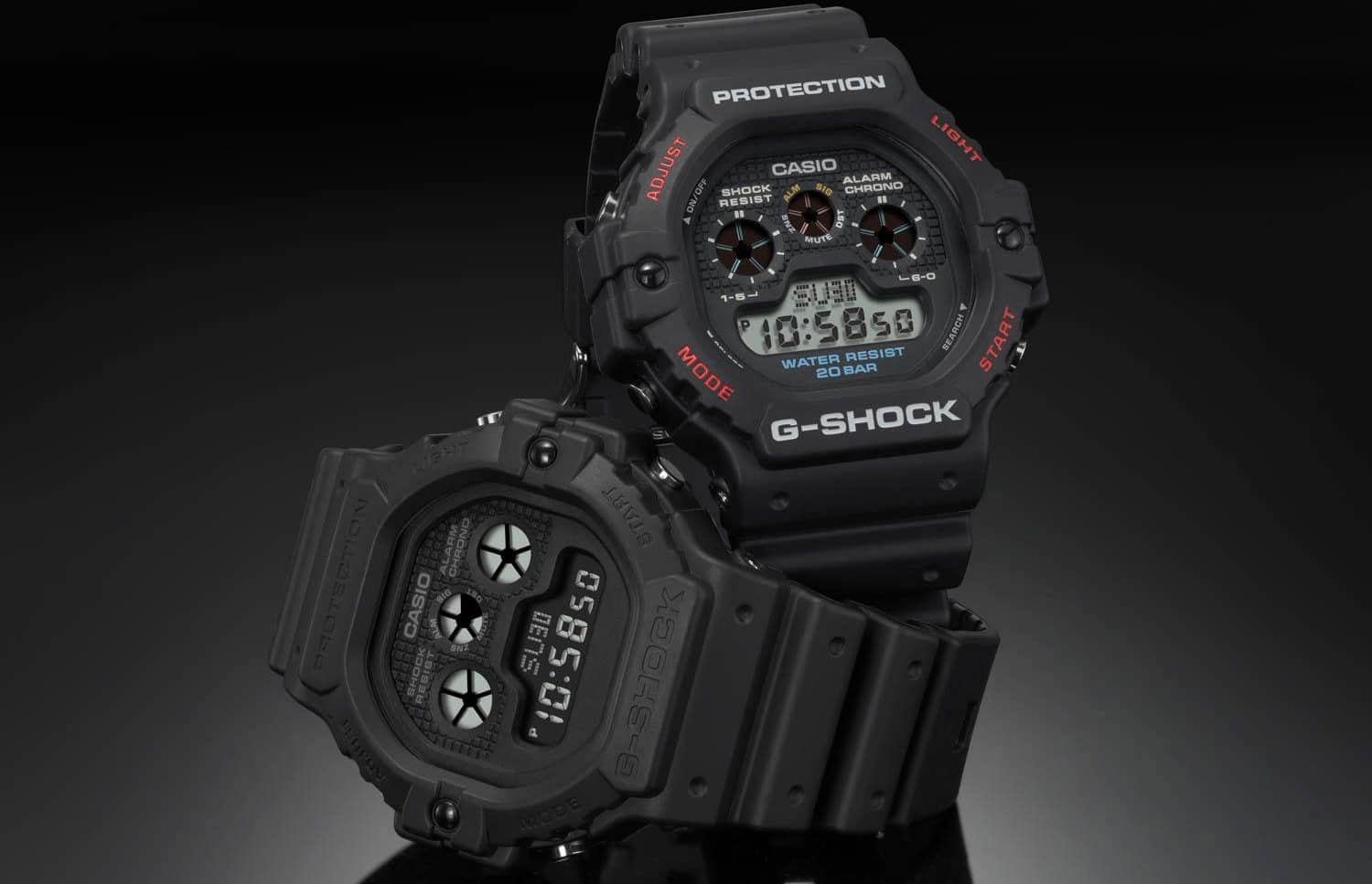 Casio випустила у Великій Британії годинники G-Shock DW-5900UBB-1 та DW-5900U-1