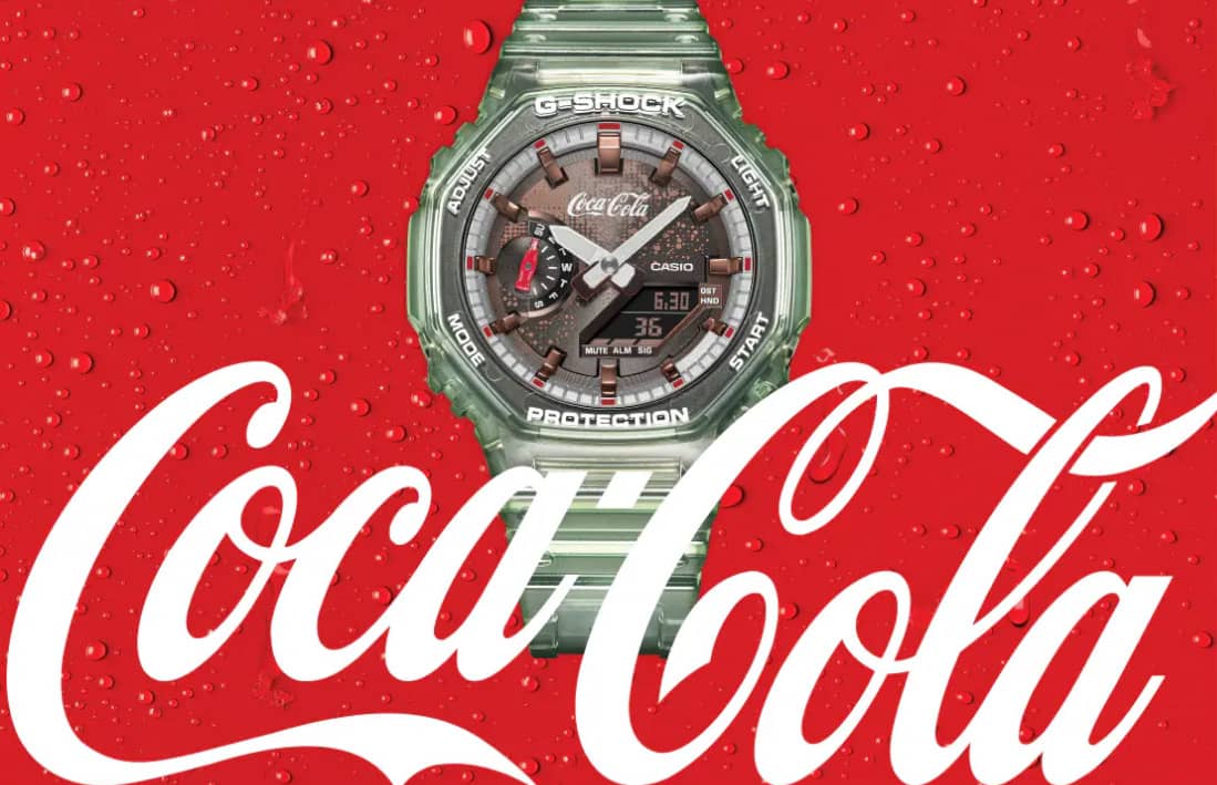 Casio та Coca-Cola представили лімітований G-Shock у стилі культової пляшки