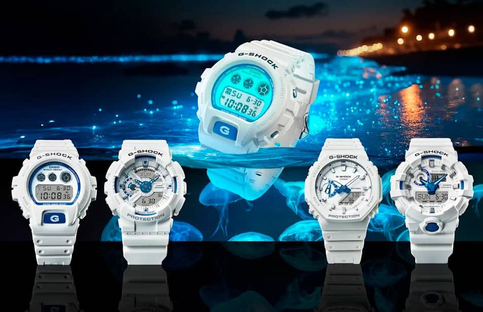 Представлено ​​серію годинників Casio G-Shock Hidden Glow Volume 2: Sea of ​​Stars