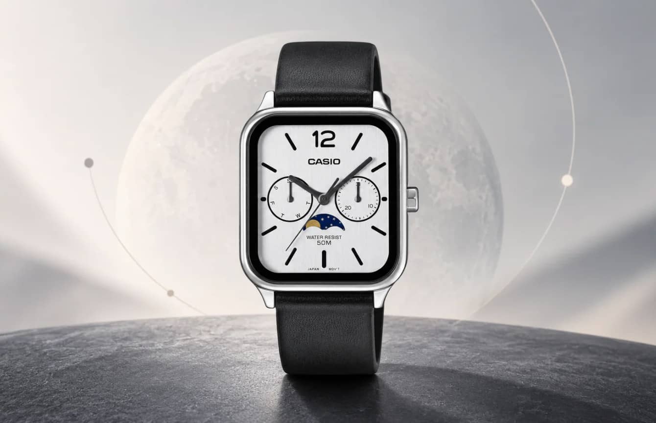 Casio випустила годинник MTP-M305LC-7AV з індикатором фаз Місяця