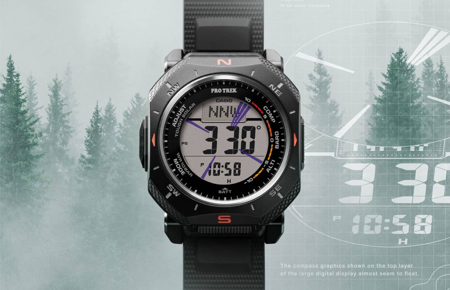 Casio офіційно представила серію годинників Pro Trek PRG-69