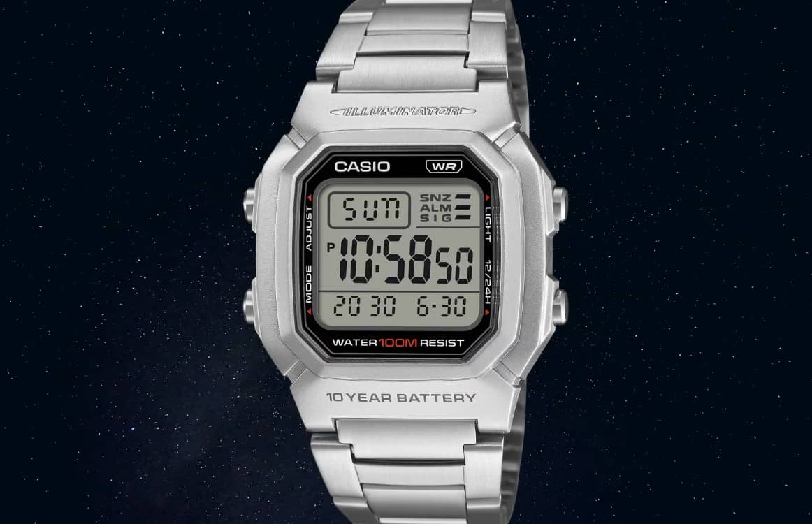 Представлено годинник Casio W-800HD-1AV у ретродизайні