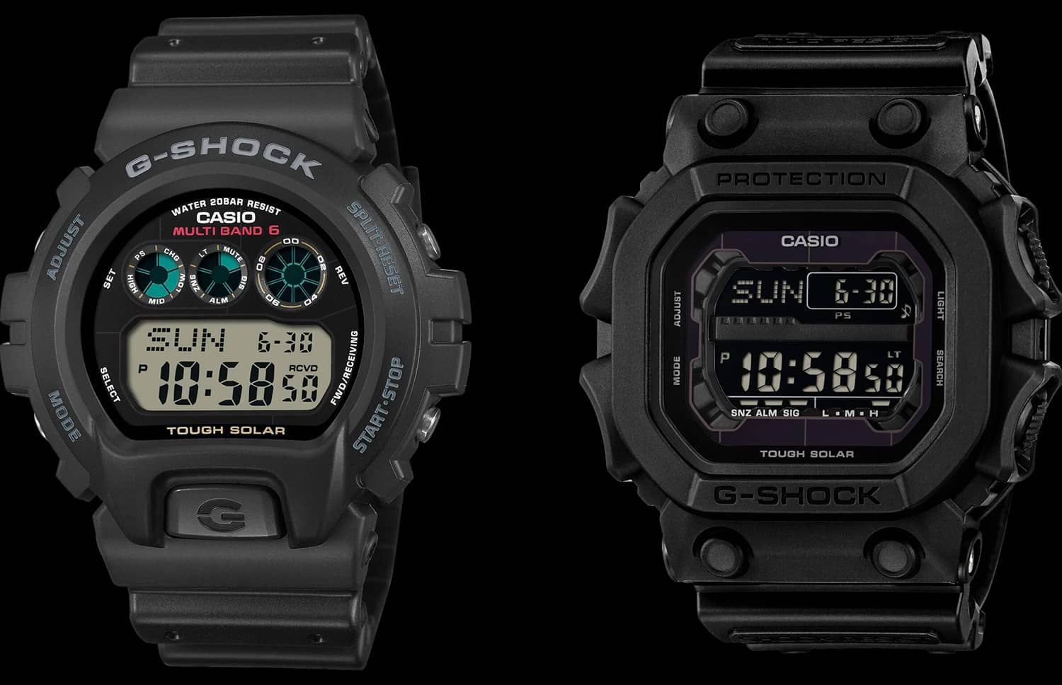 Casio випустила лінійку цифрових годинників G-Shock зі світлодіодним підсвічуванням