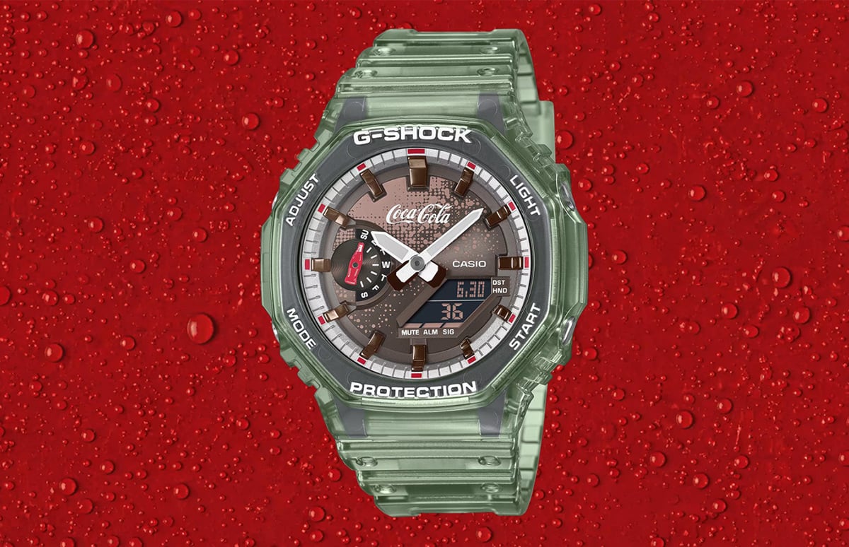 Casio випустила годинник G-Shock до 140-річчя Coca-Cola
