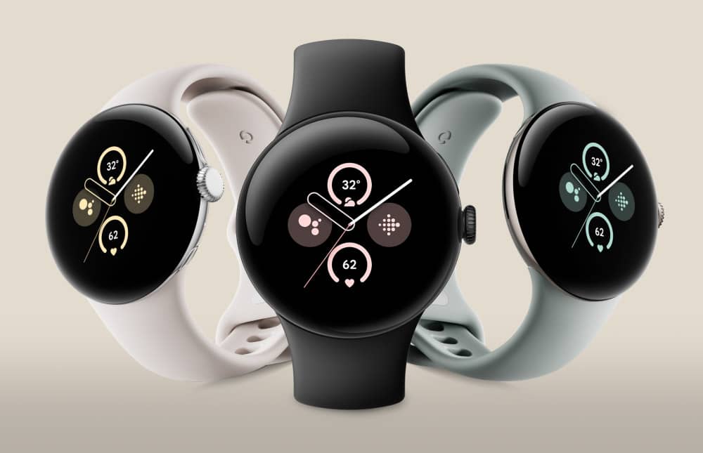 Представлено годинник Google Pixel Watch 2 з датчиком температури та покращеними функціями безпеки