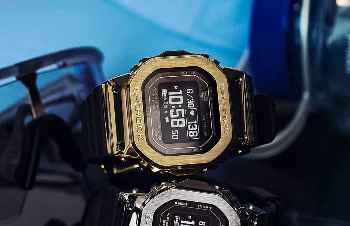 Представлено фітнес-годинники Casio G-Shock GM-H5600-1 та GM-H5600-9