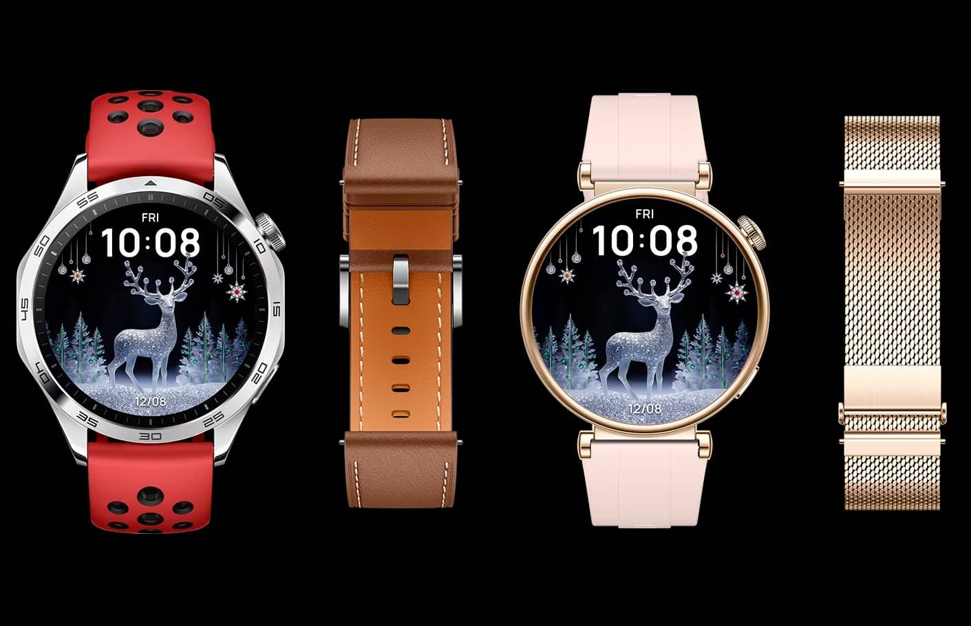 Huawei випустила різдвяну версію смарт-годинника Watch GT 4
