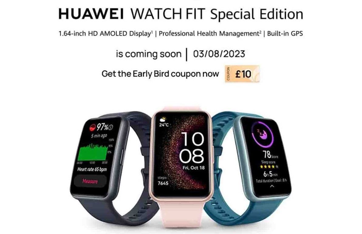 Смарт-годинник Huawei Watch Fit Special Edition виходить на ринок Великобританії