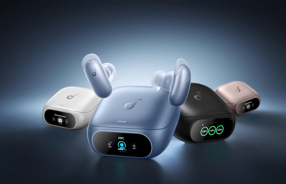 Anker представила Soundcore Liberty 5 Pro та Pro Max: навушники з AMOLED-екраном і записом розмов без смартфона