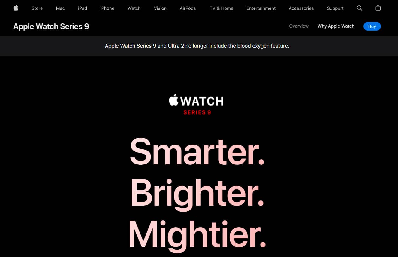 Apple запустила продаж Watch Series 9 і Ultra 2 без датчика оксигенації