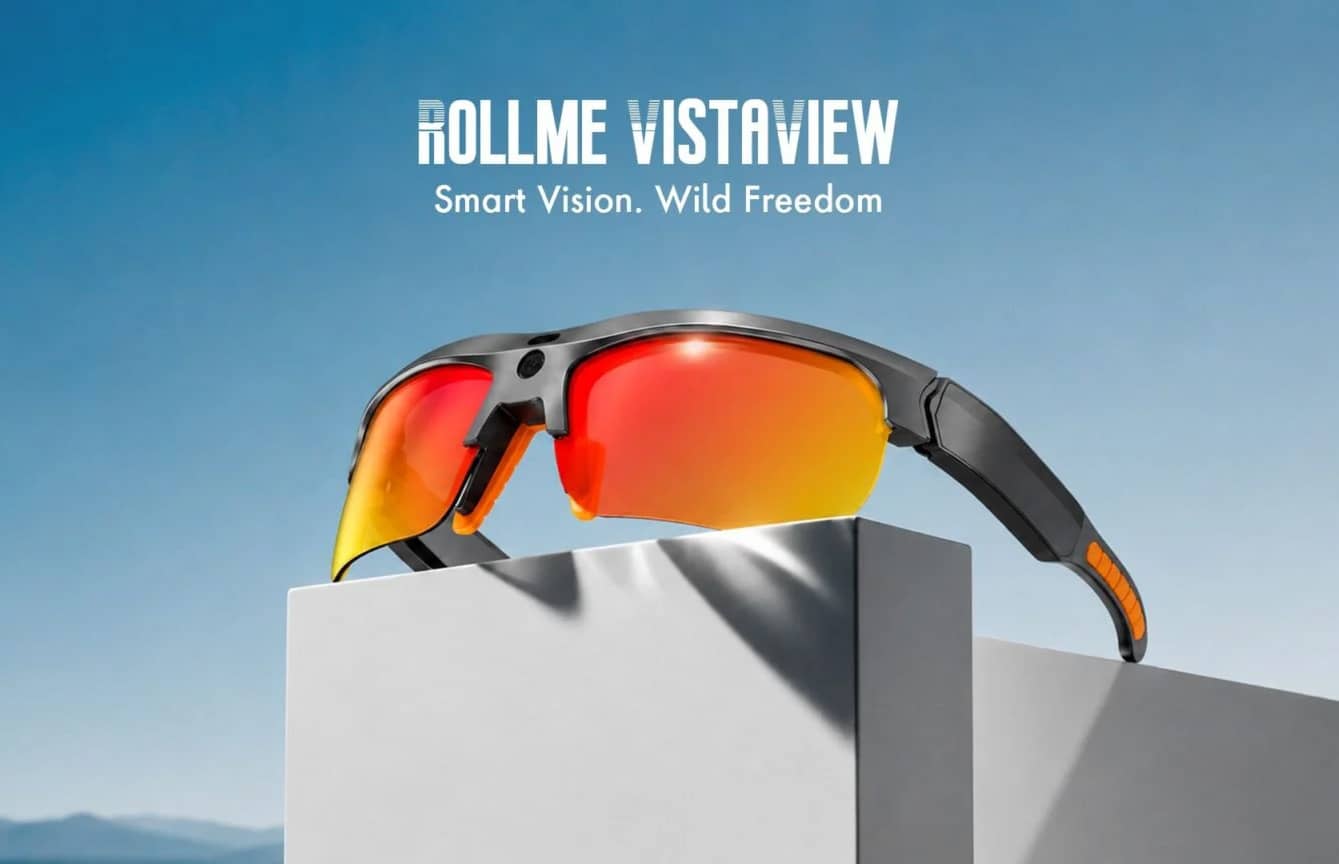 Rollme представила розумні AI-окуляри VistaView з камерою Sony та перекладом мовлення в реальному часі