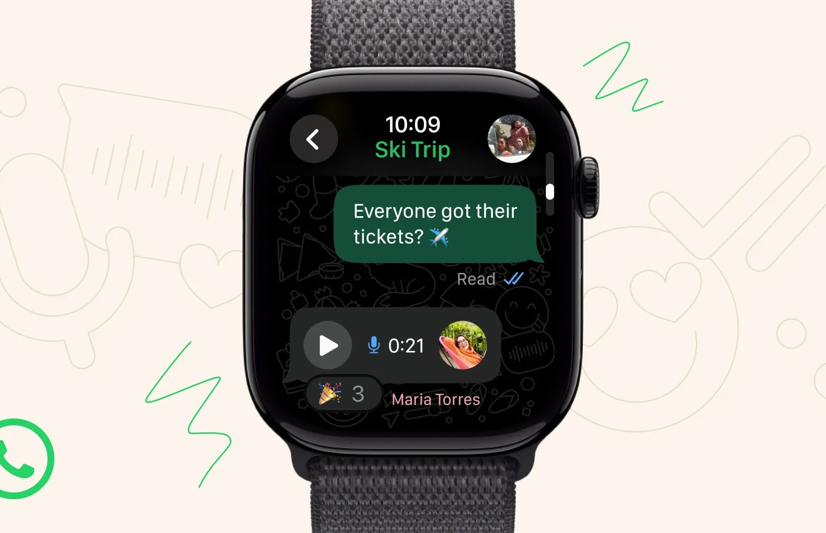 WhatsApp отримав офіційний додаток для Apple Watch