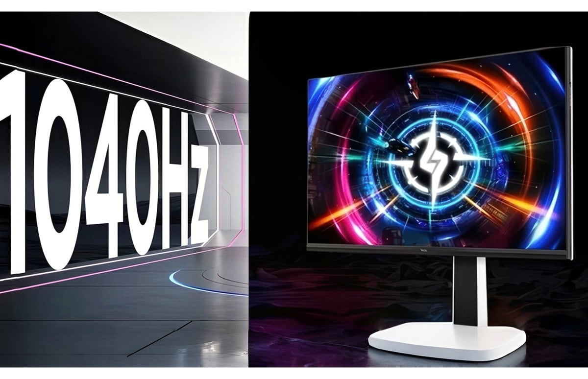 TCL показала перший у світі miniLED-монітор із частотою 1040 Гц