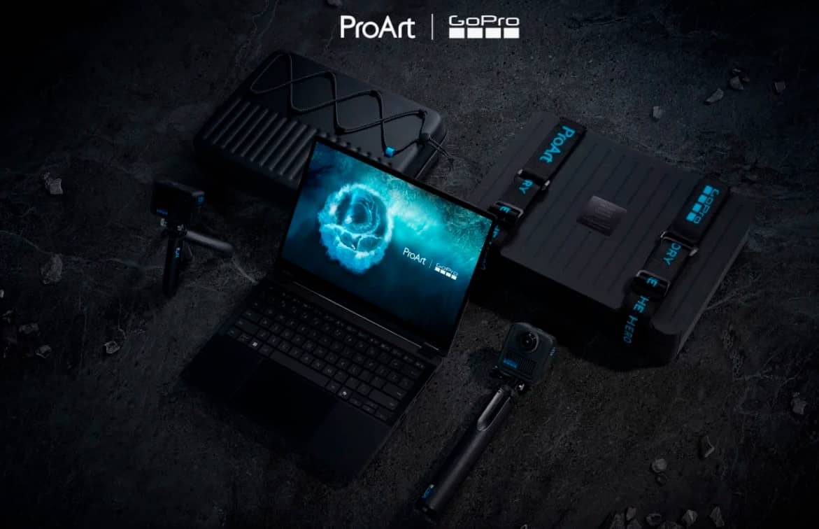 Asus випустила 13-дюймовий ноутбук-трансформер ProArt GoPro Edition (PX13)