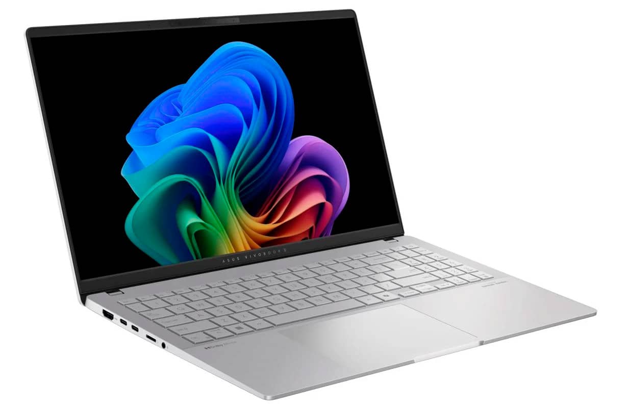 Представлено ноутбук Asus Vivobook S 15 з чипом Snapdragon X Elite