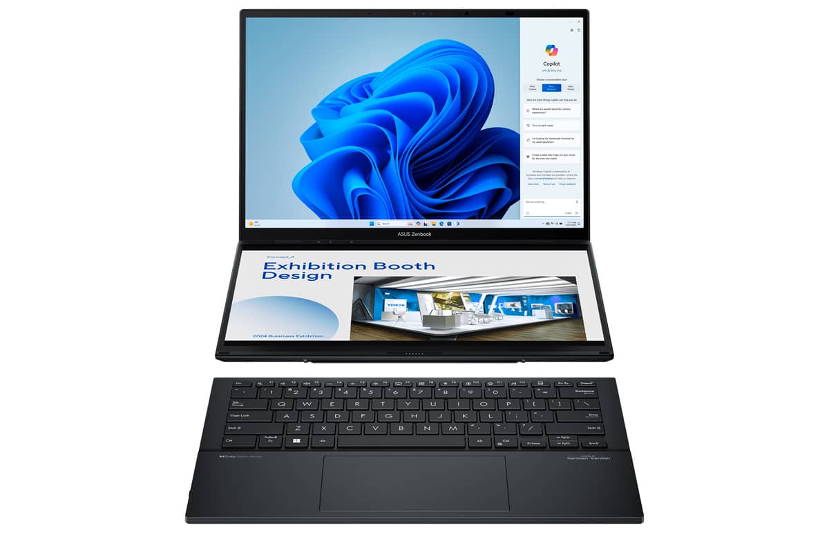 Ноутбук Asus Zenbook Duo отримав два OLED-екрани та знімну клавіатуру