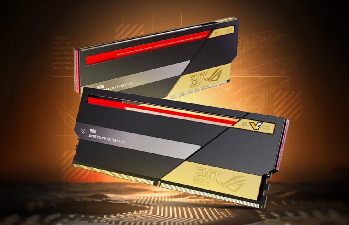 Asus вперше випустила оперативну пам’ять під брендом ROG: преміальні модулі DDR5 отримали довічну гарантію та розгін до 8000 МТ/c