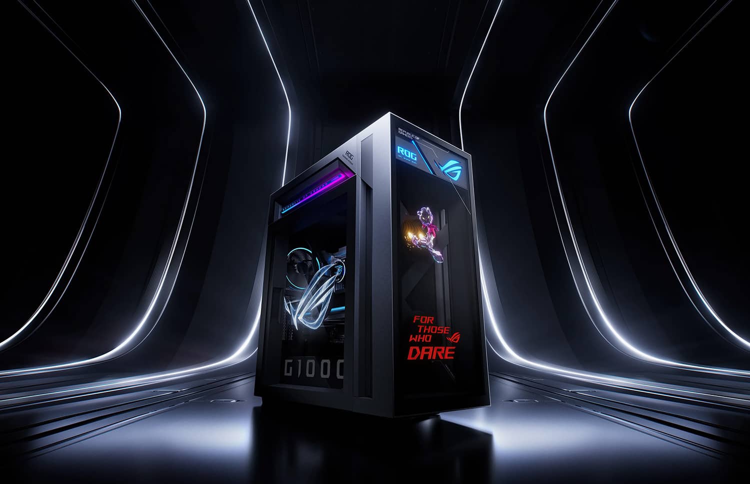 Представлено ігровий ПК Asus ROG G1000 з підсвічуванням ROG AniMe Holo