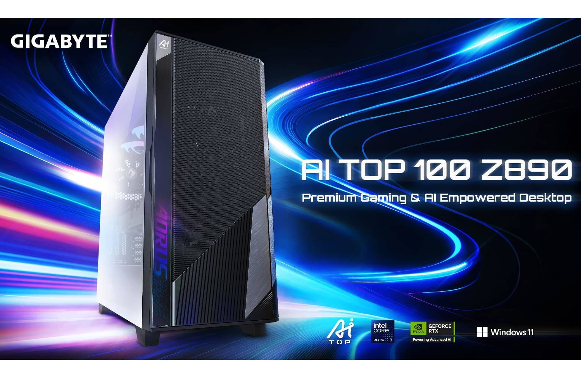 Представлено високопродуктивний ПК Gigabyte AI TOP 100 Z890