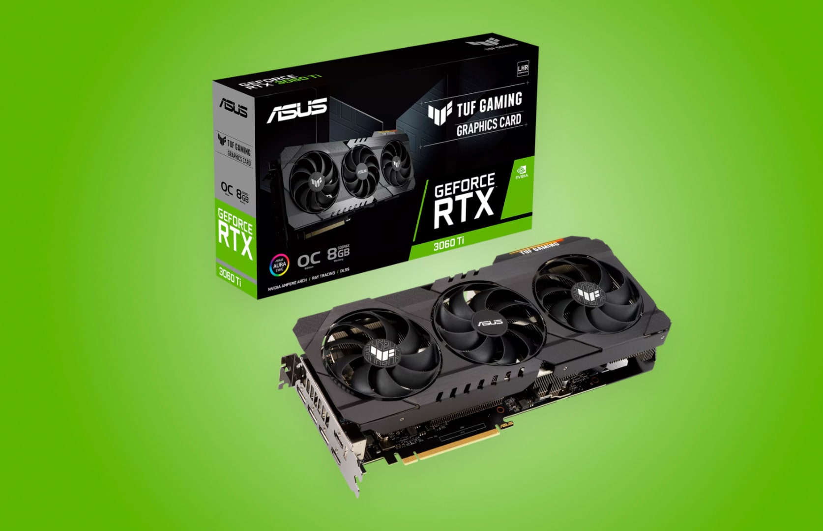 Asus представила першу картку GeForce RTX 3060 Ti з пам