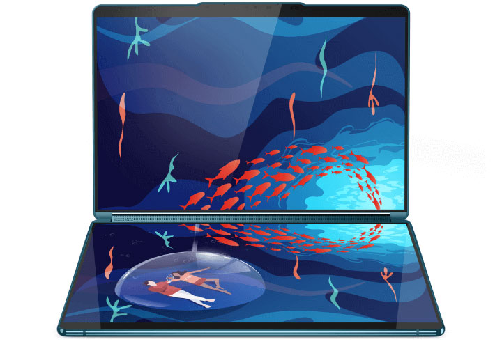 Lenovo випустить ноутбук із двома дисплеями YogaBook 9i 13