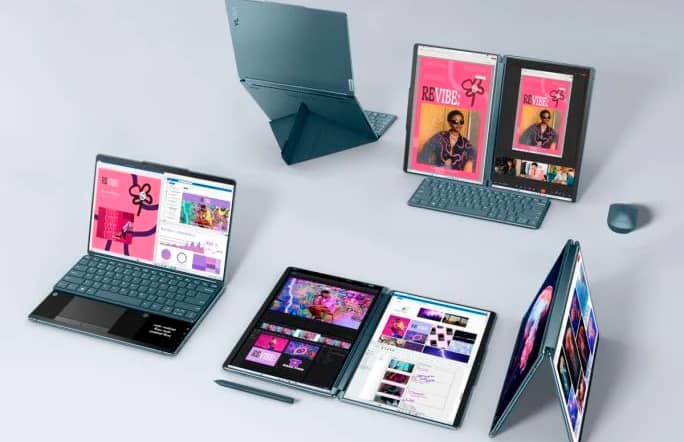 Представлено ноутбук із двома екранами Lenovo Yoga Book 9i