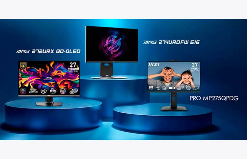 MSI анонсувала монітори з 600 Гц, OLED та Mini-LED