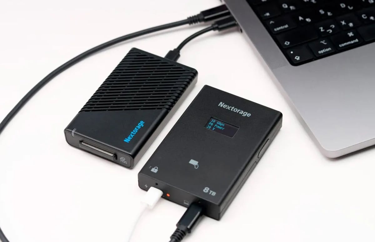 Nextorage представила зовнішній SSD із шифруванням та вбудованим екраном