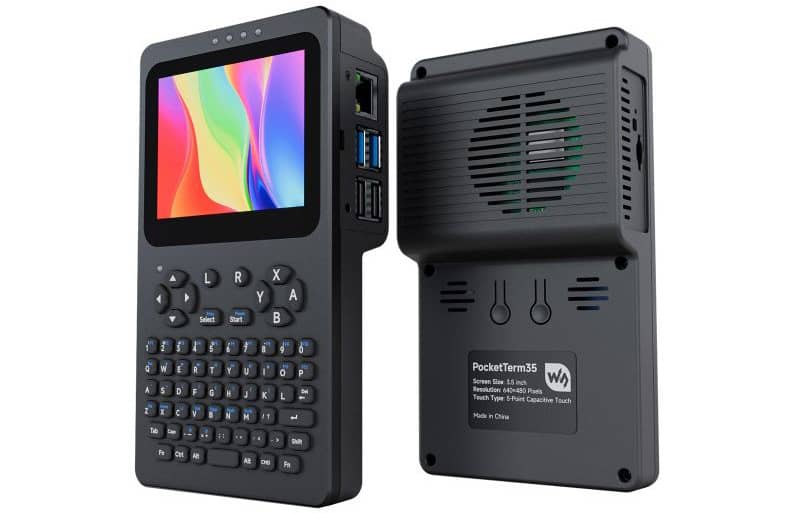 Представлено компактний кишеньковий Linux-комп’ютер PocketTerm35 на базі Raspberry Pi