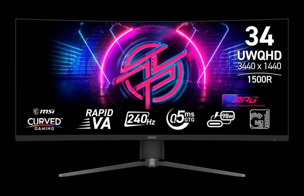 MSI представила ігровий монітор MPG 346CQRF X24