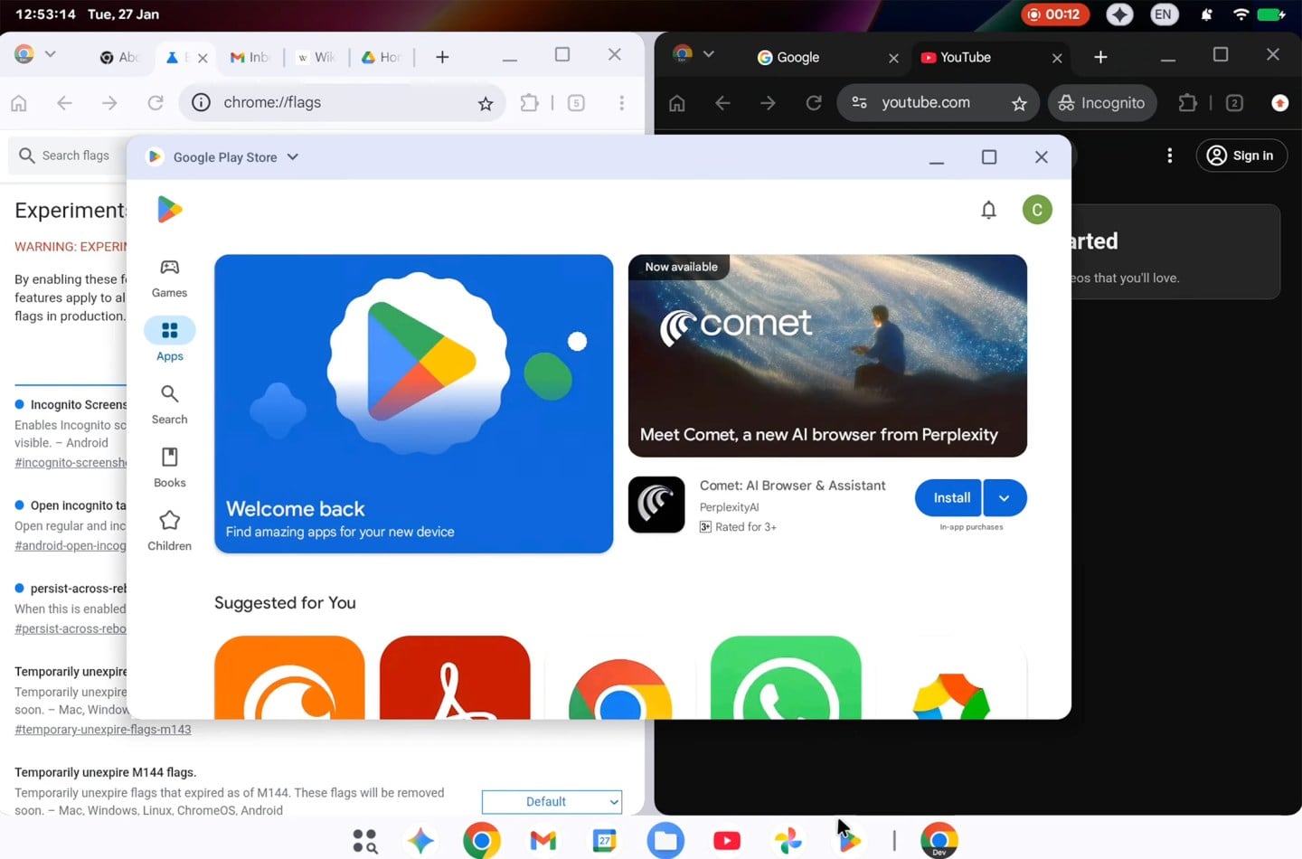 Google випадково показала відео, як працює Aluminium OS