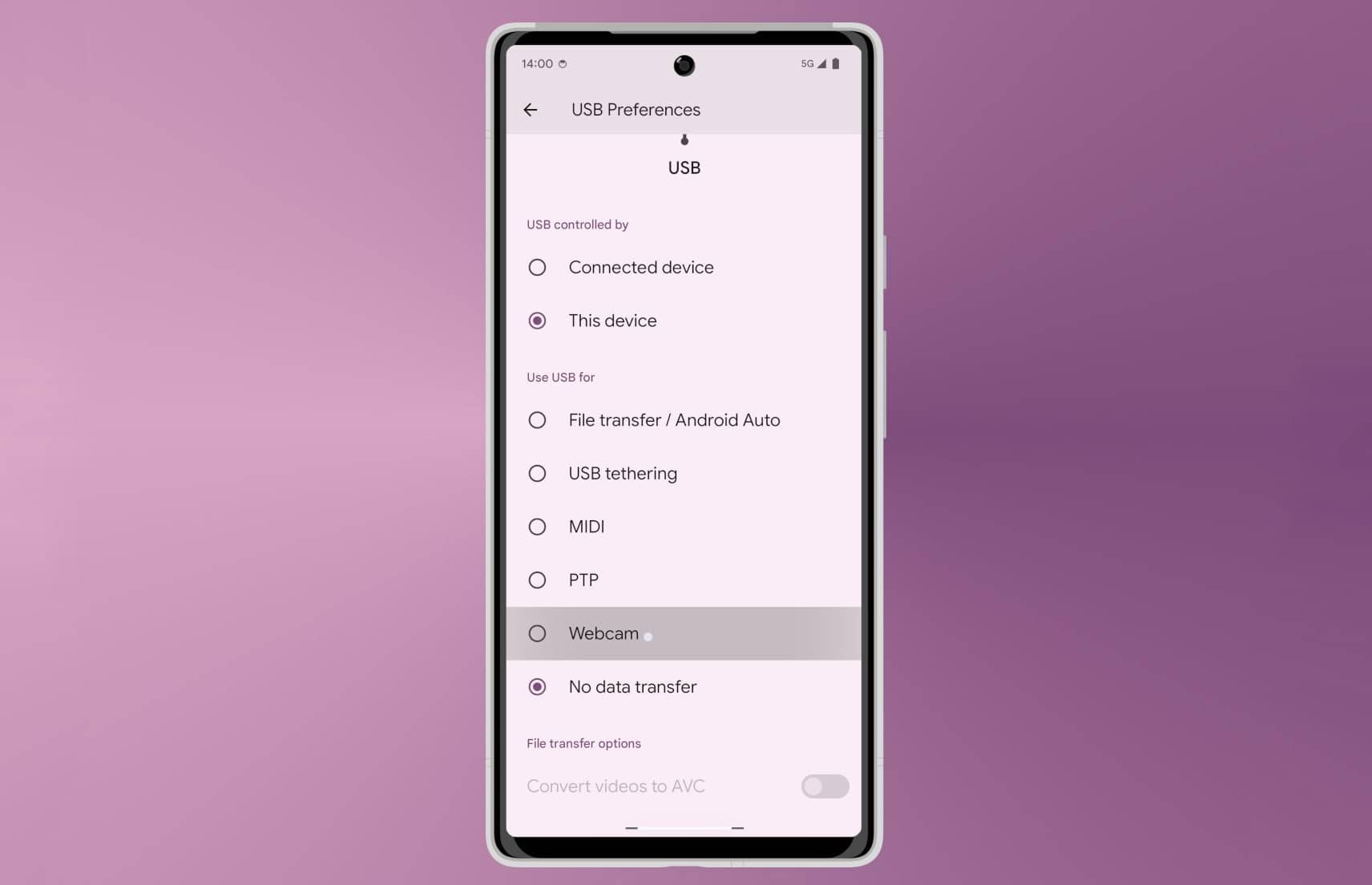 Android 14 дозволить використовувати смартфон замість веб-камери комп