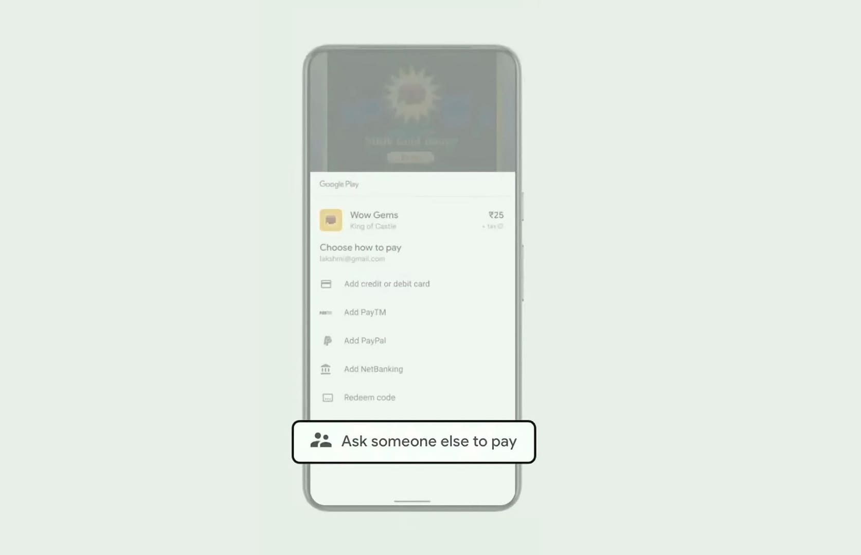 Google Play запускає функцію оплати за допомогою друзів