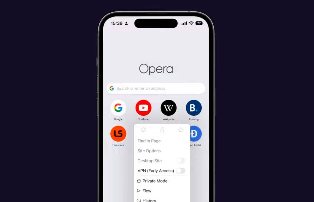 У Opera для iPhone з
