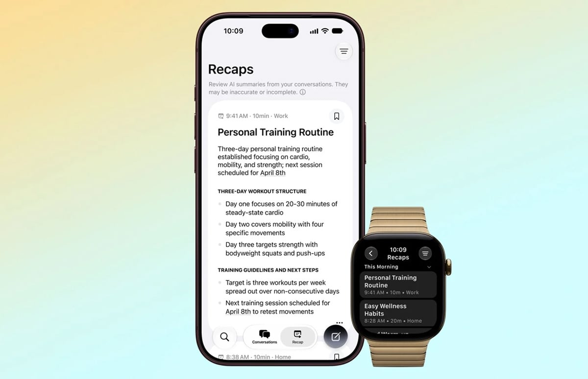 Apple пояснила, як Siri Recap «слухає» розмови на Apple Watch і чому аудіо не зберігається