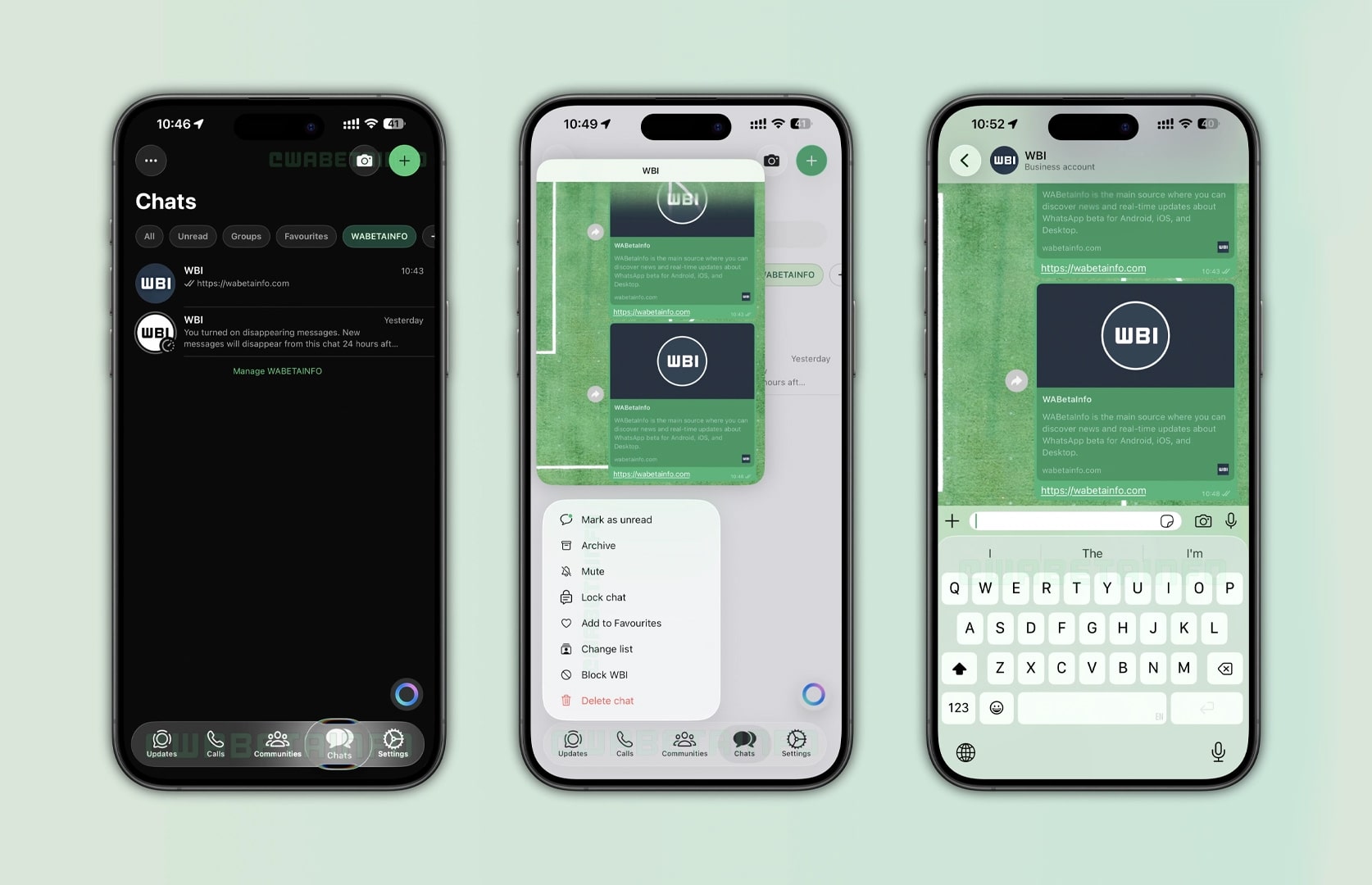 WhatsApp для iOS 26 отримав редизайн у стилі Liquid Glass