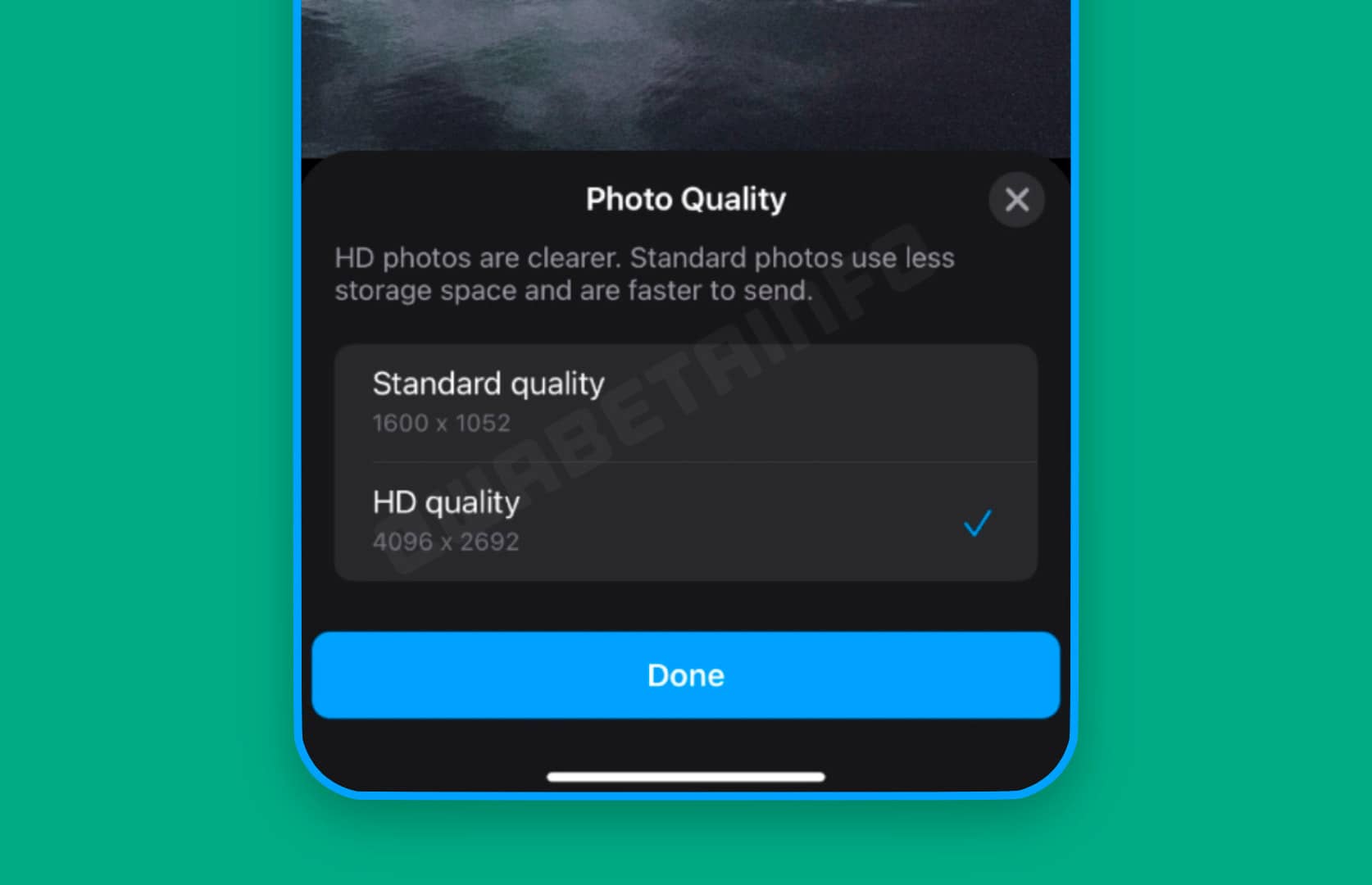 WhatsApp тестує можливість відправки зображень без стиснення
