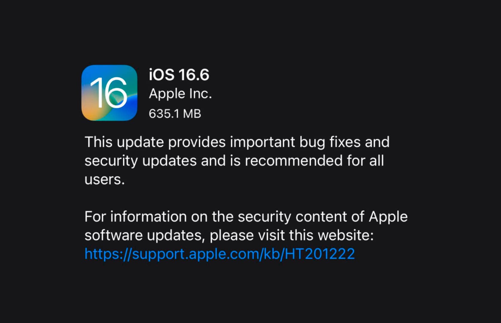 Apple випустила стабільні версії iOS 16.6, iPadOS 16.6 та macOS 13.5