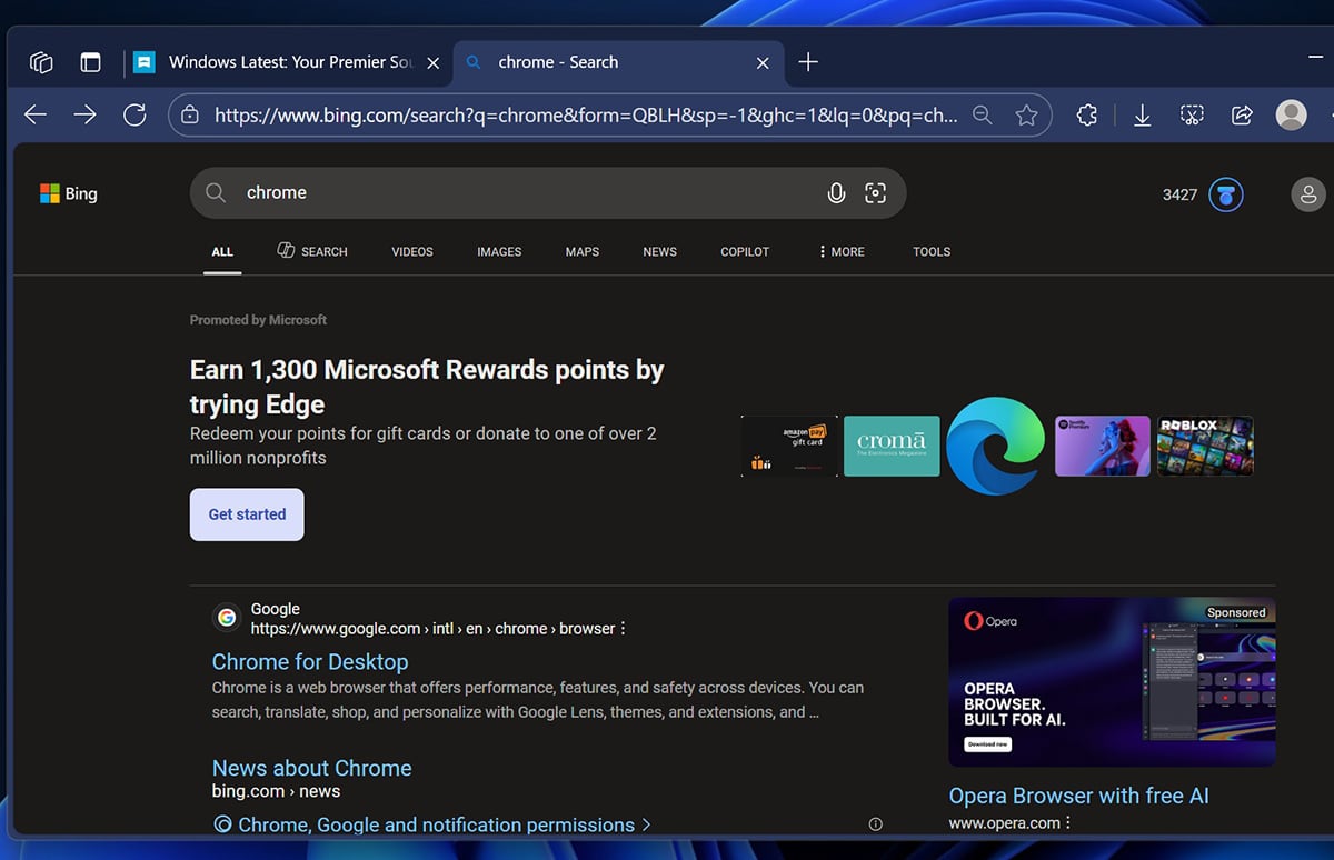 Microsoft викрили у «підкупі» користувачів браузера Edge