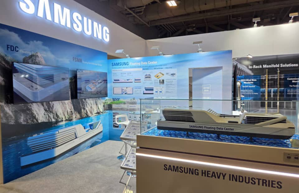 Samsung запустить плавучий дата-центр потужністю 50 МВт